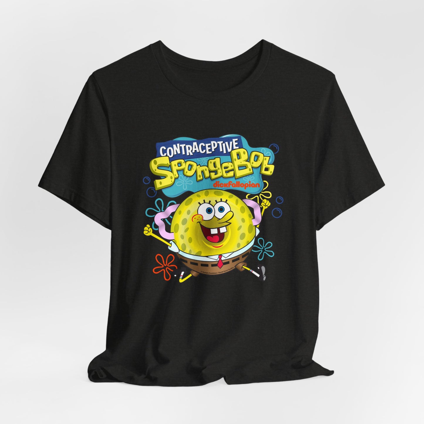 DK196: Contraceptive SpongeBob - Unisex S/S T-Shirt