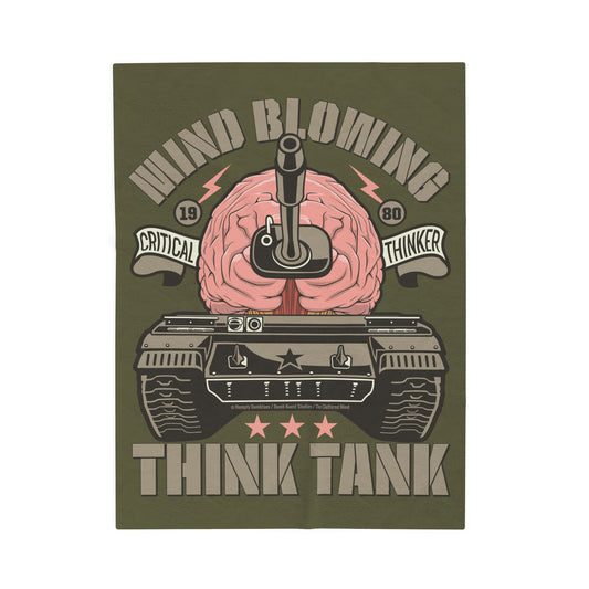 DK125: Think Tank - Velveteen Plush Blanket