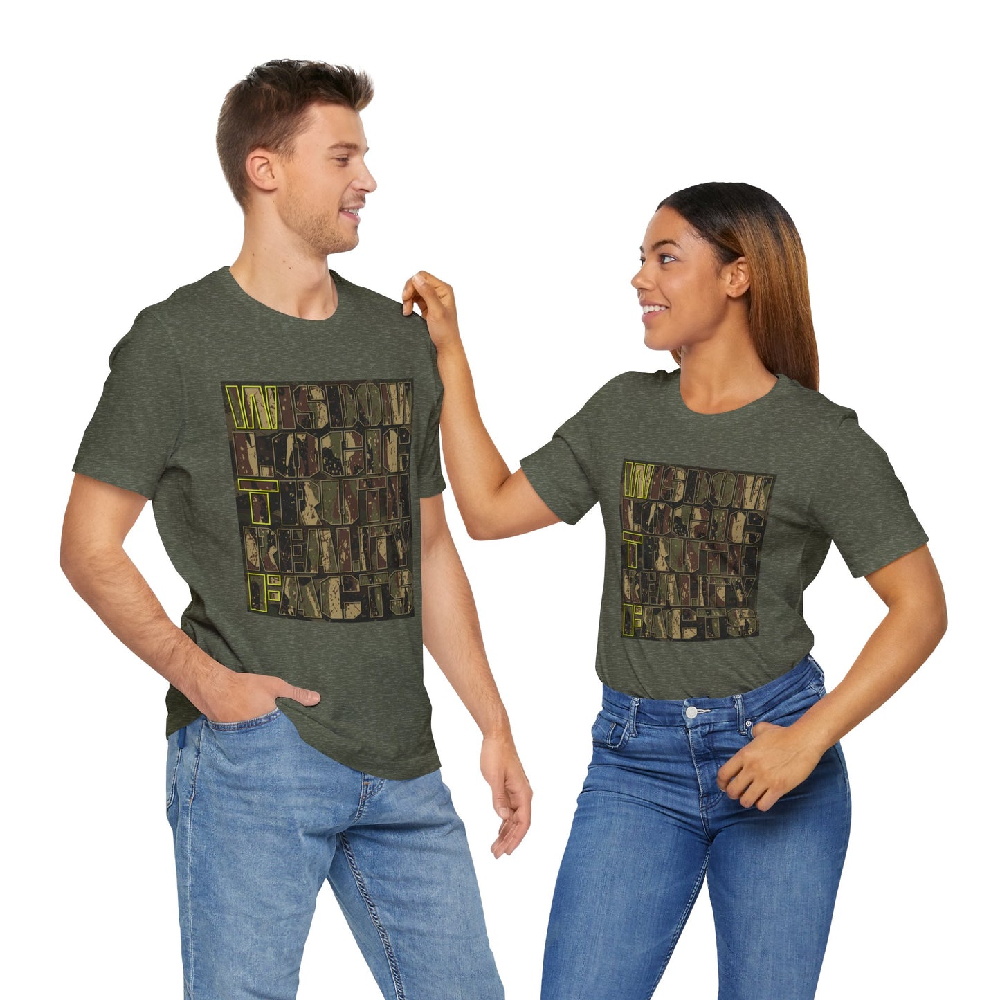 DK159: WTF! FTW! Facts! (Camo Edition) - Unisex S/S T-Shirt