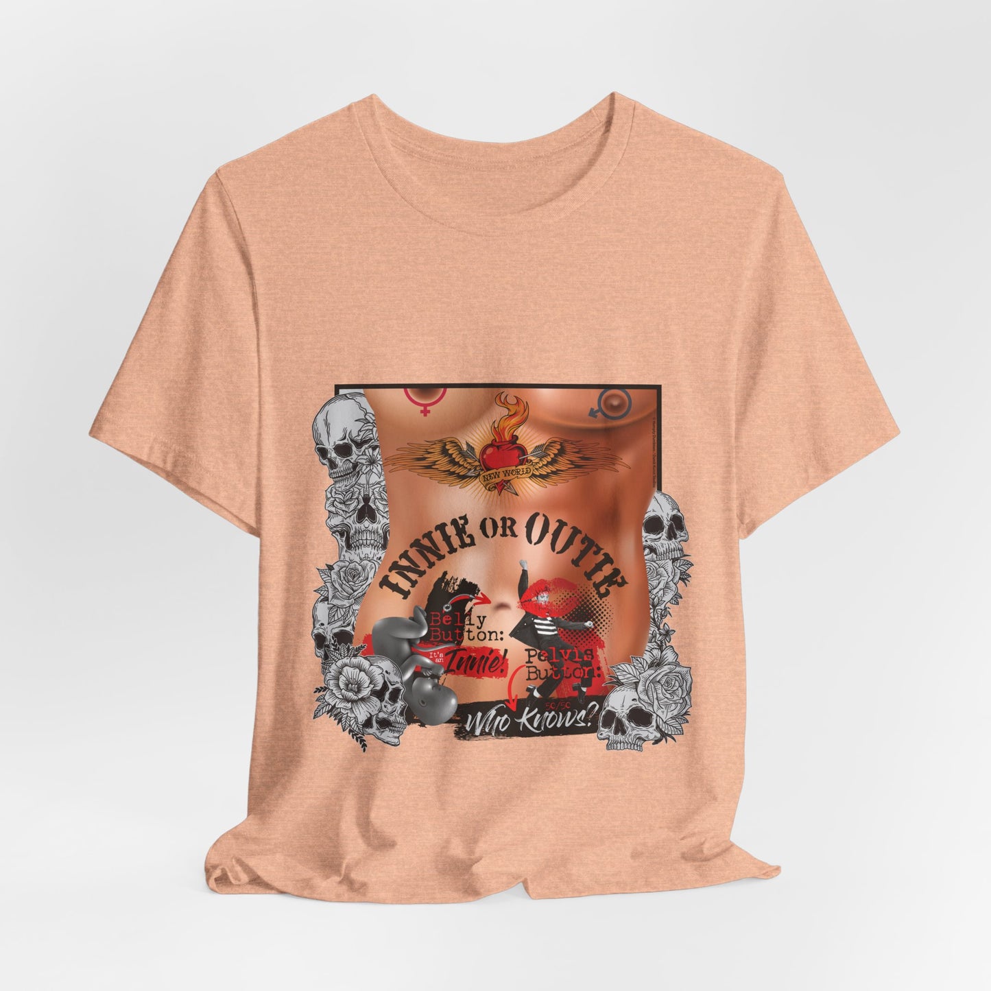 DK215: Innie or Outie - Unisex S/S T-Shirt