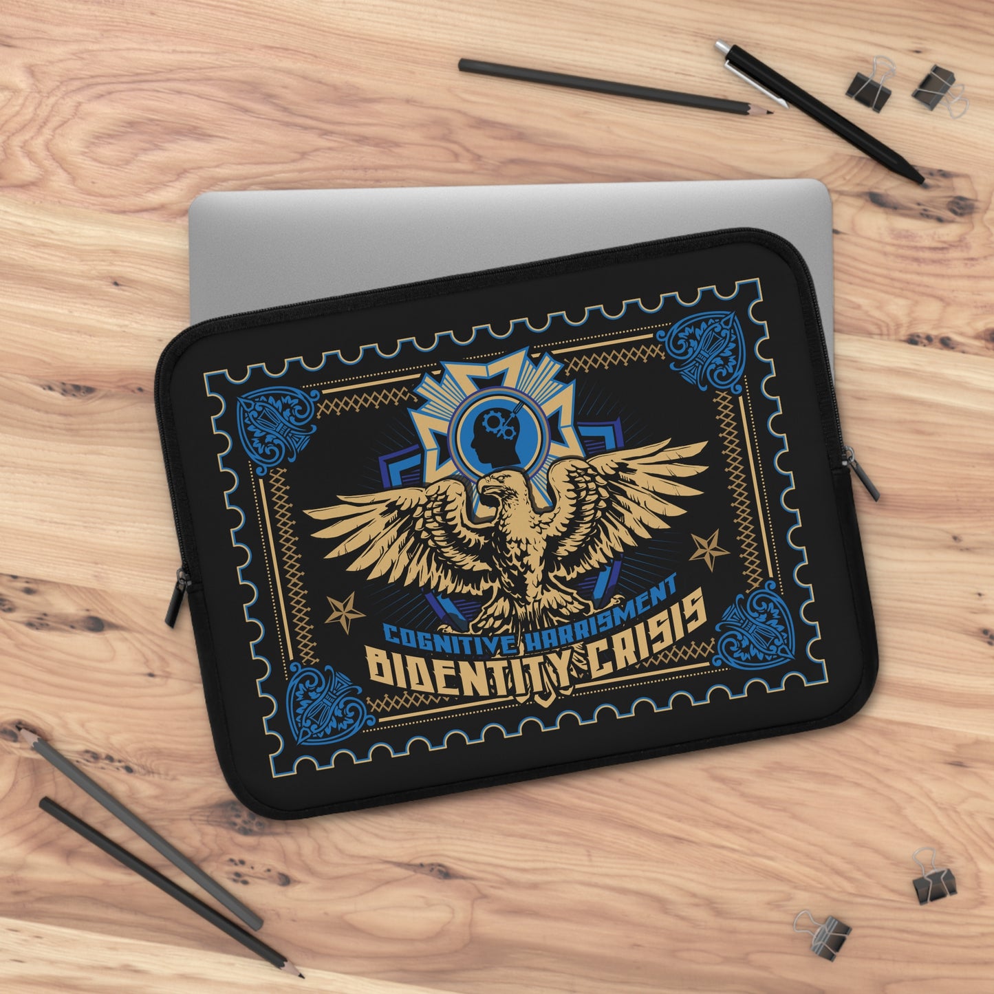 DK12: You Down With O.P.P.? (Bidentity Crisis) - Padded Laptop / Tablet Sleeve