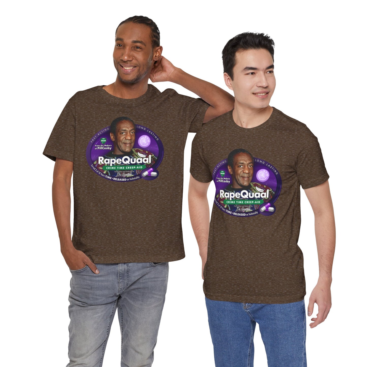 DK102: RapeQuaal by Pill Cosby - Unisex S/S T-Shirt