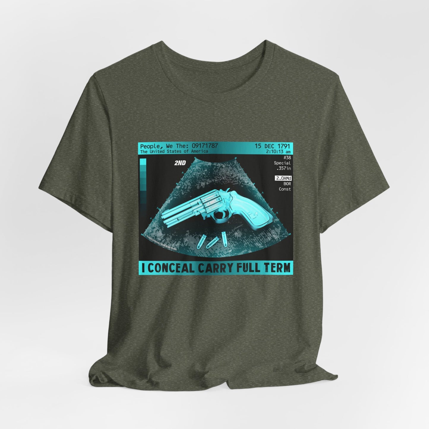DK73: I Conceal Carry Full Term - Unisex S/S T-Shirt