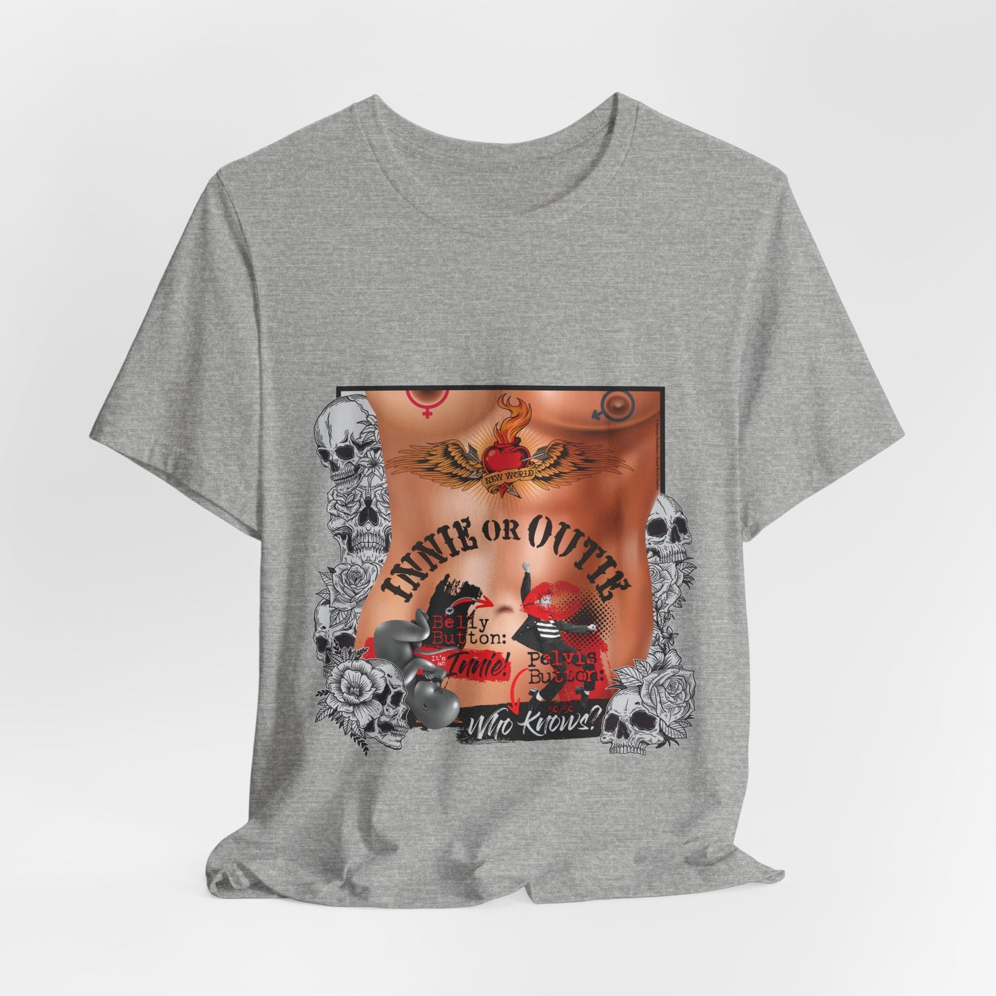DK215: Innie or Outie - Unisex S/S T-Shirt