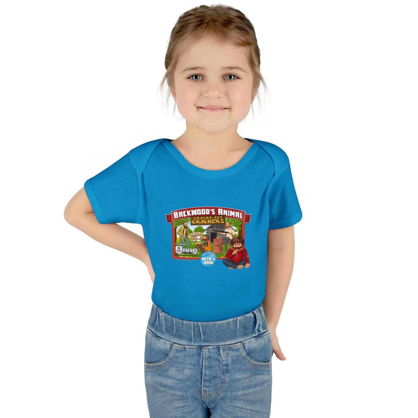 DK77: Animal Cracka' Ass Crackas - Infant Sized Onsie