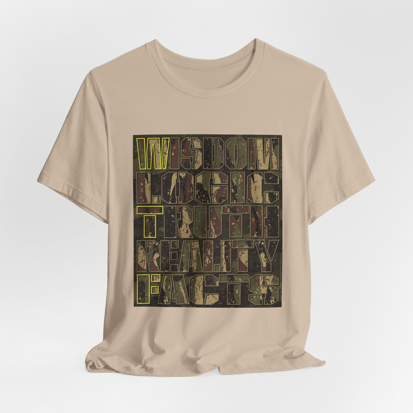 DK159: WTF! FTW! Facts! (Camo Edition) - Unisex S/S T-Shirt