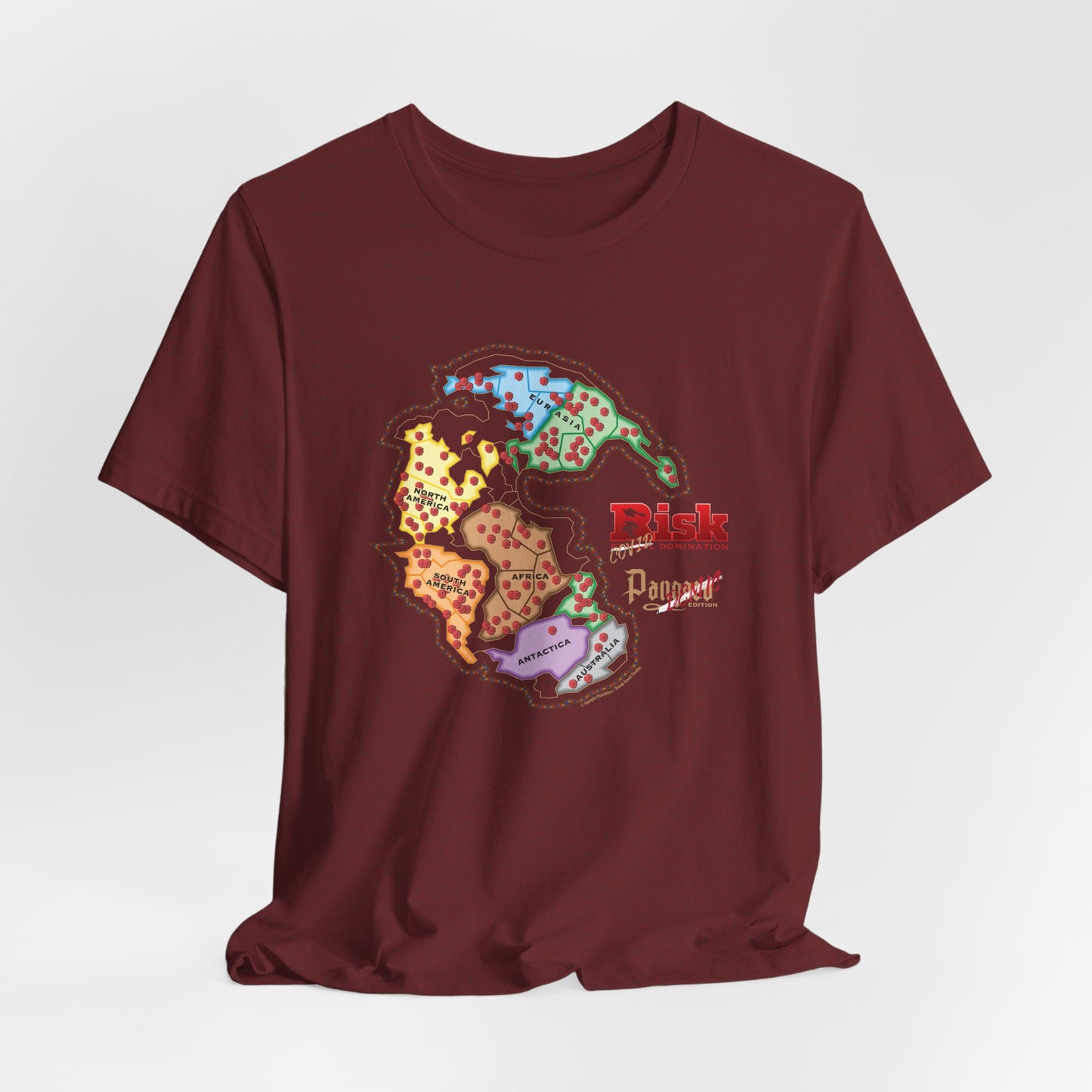DK107: Don't RISK Global Domination - Unisex S/S T-Shirt