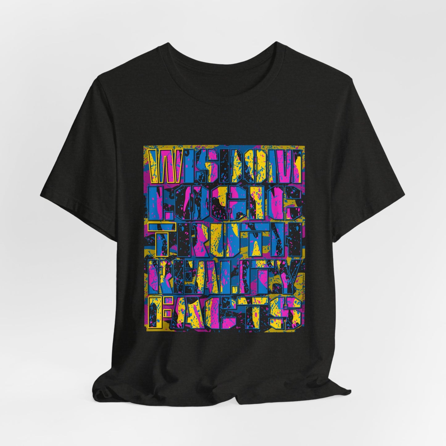 DK159: WTF! FTW! Facts! (CMYK Edition) - Unisex S/S T-Shirt