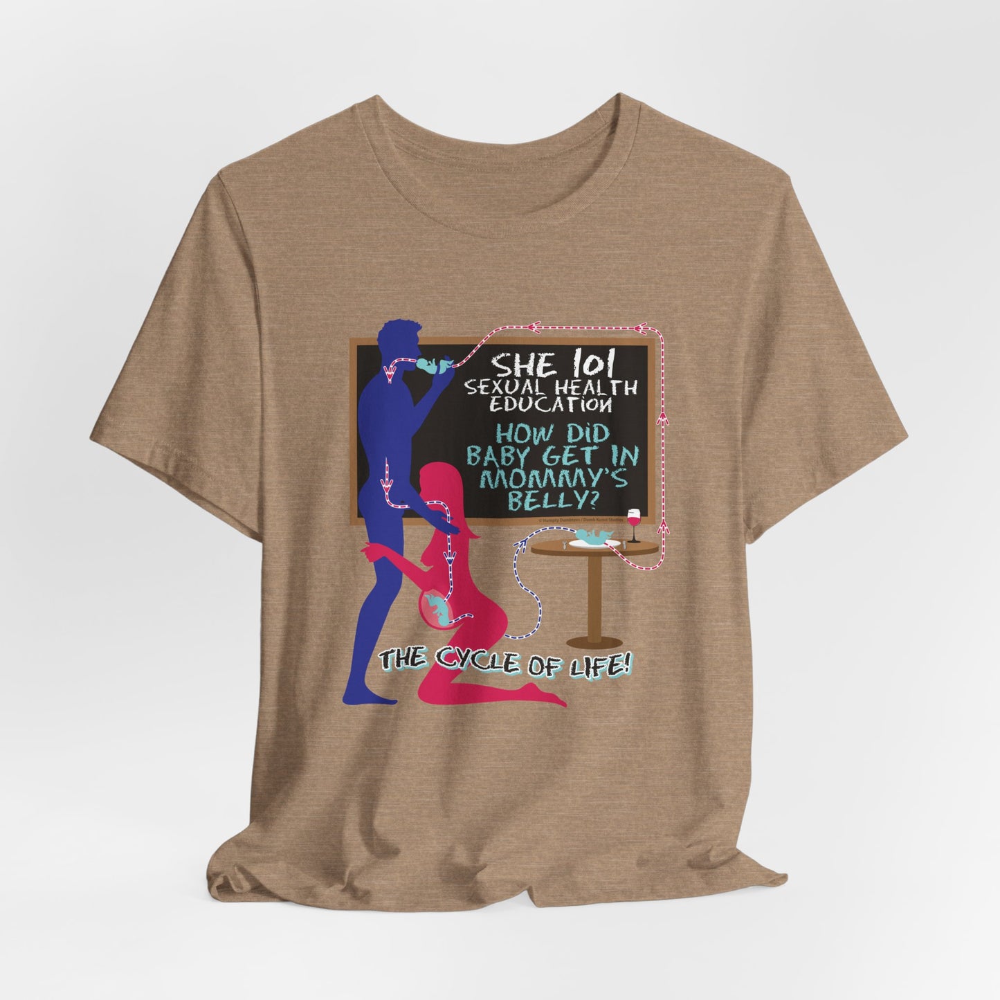 DK184: Baby In The Belly - Unisex S/S T-Shirt