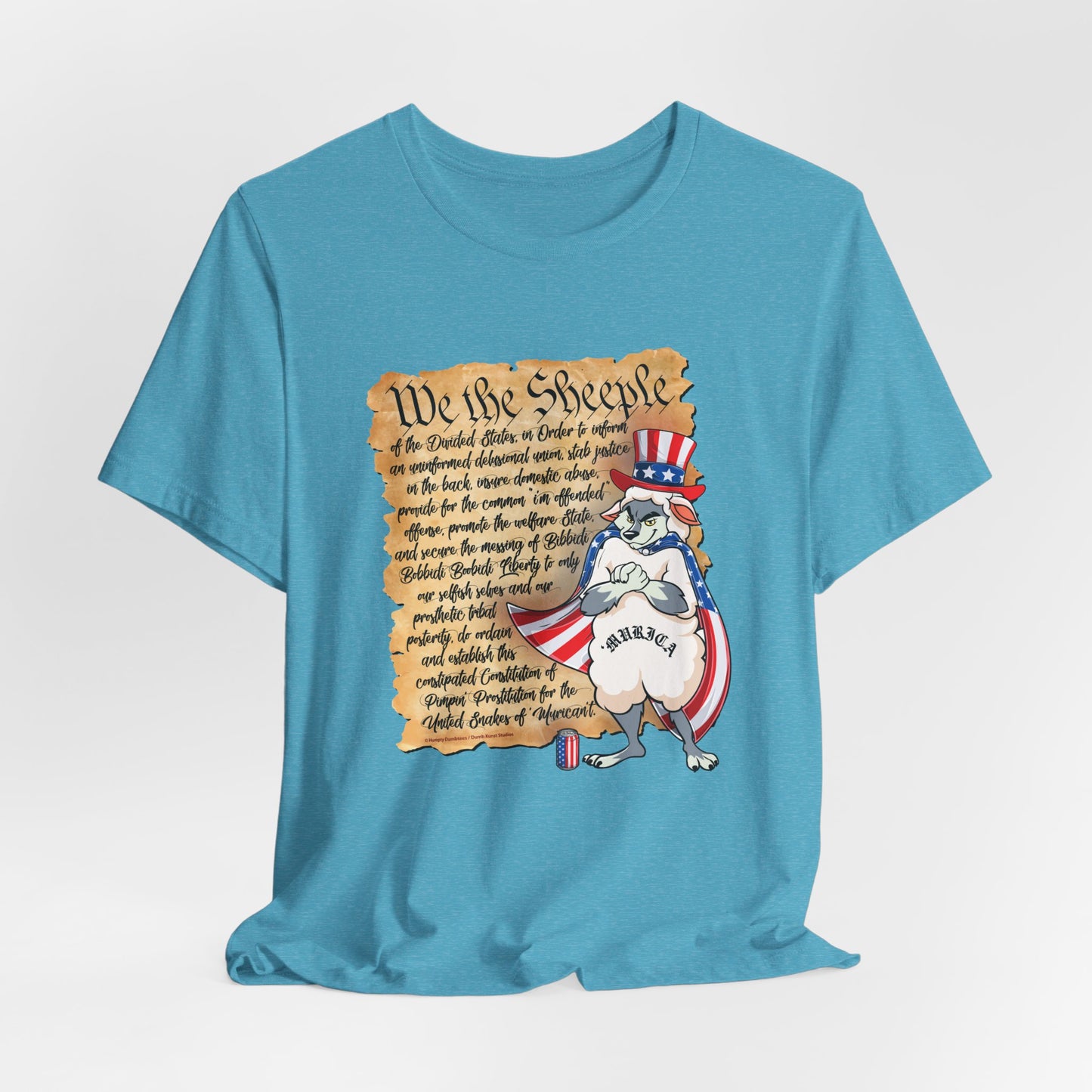 DK216: We The Sheeple - Unisex S/S T-Shirt