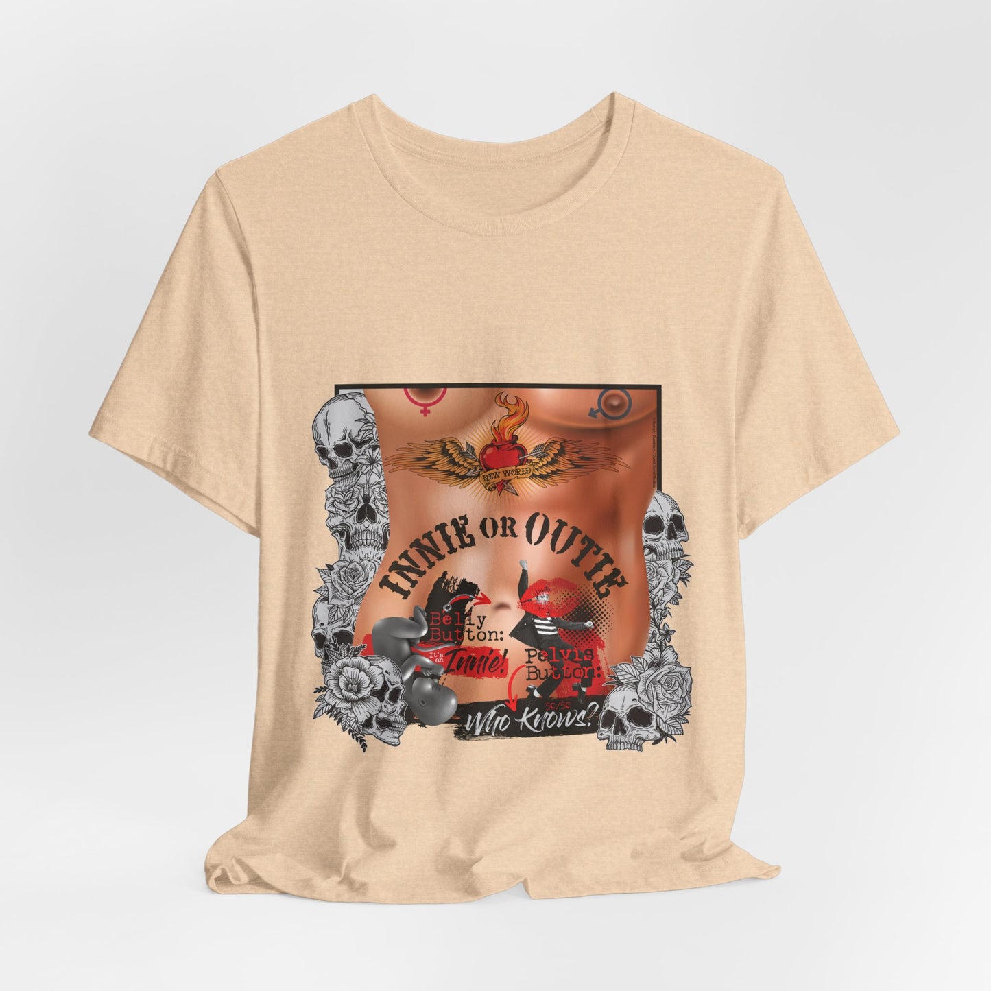 DK215: Innie or Outie - Unisex S/S T-Shirt