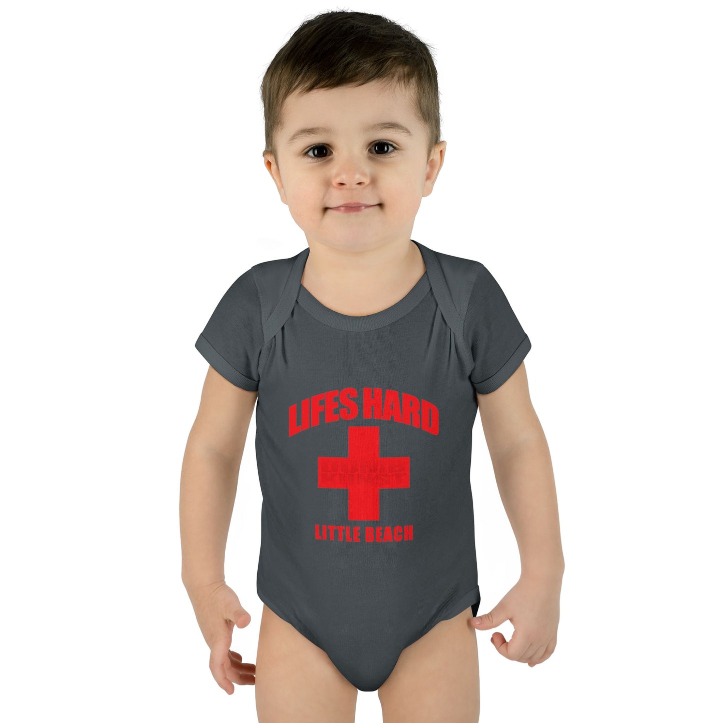DK42: LIFESHARD - Little Beach - Infant Sized Onsie
