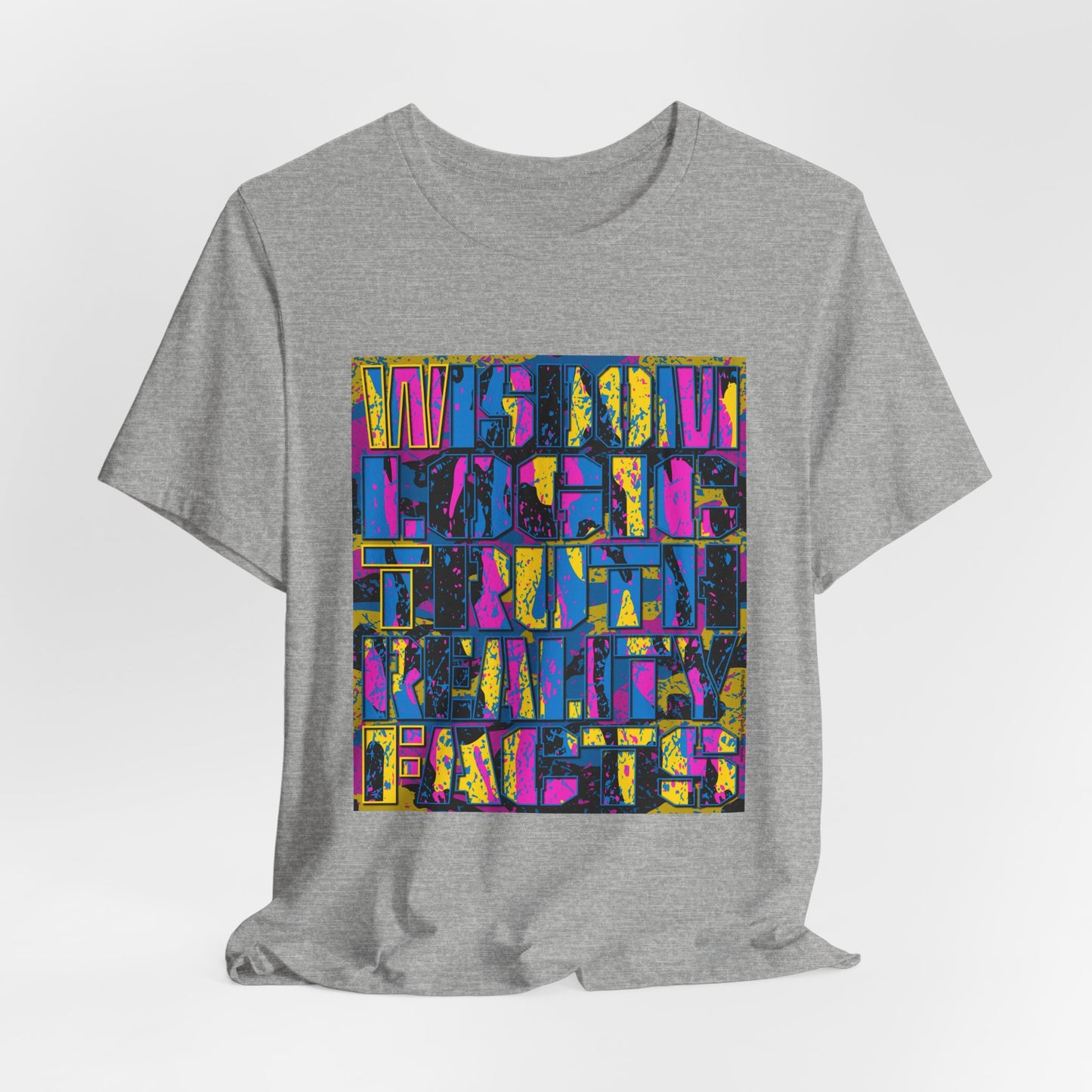 DK159: WTF! FTW! Facts! (CMYK Edition) - Unisex S/S T-Shirt