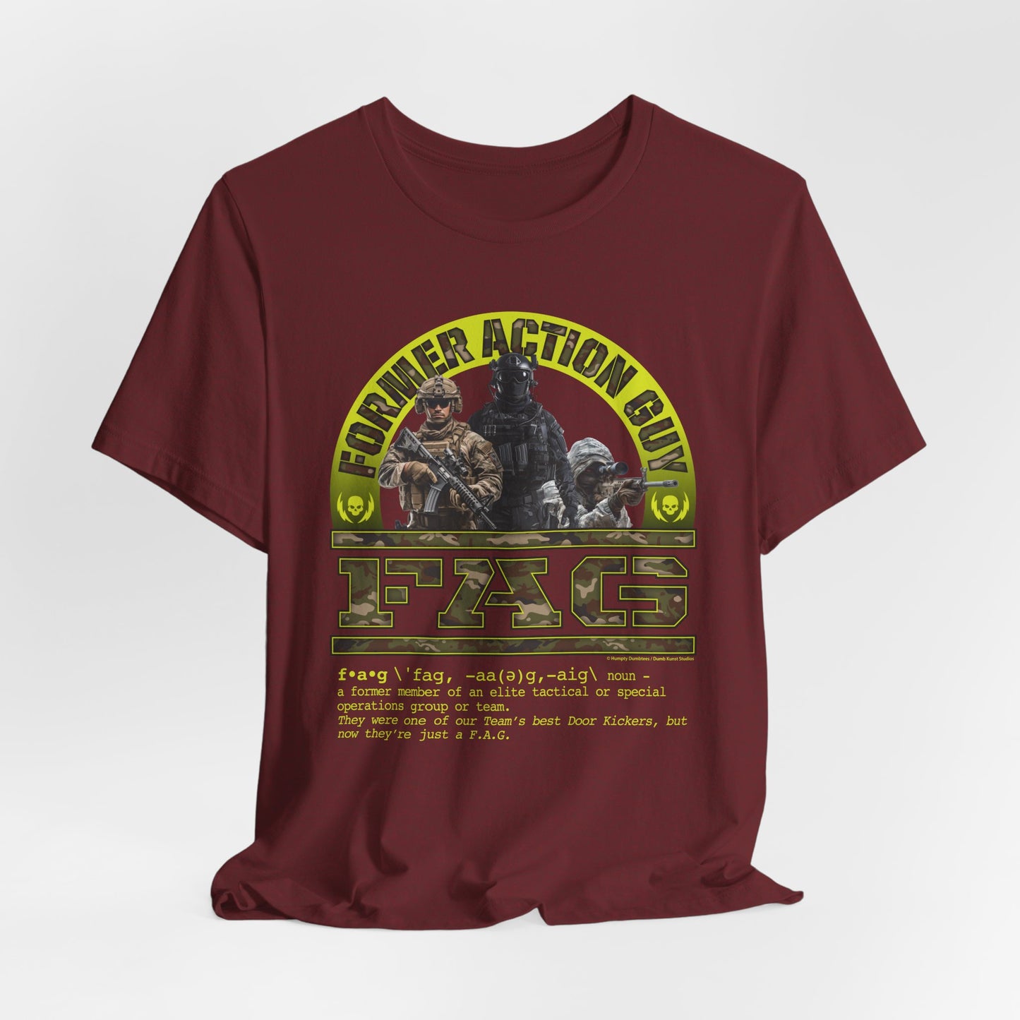 DK238: Fierce And Glorious (Former Action Guy Edition) - Unisex S/S T-Shirt