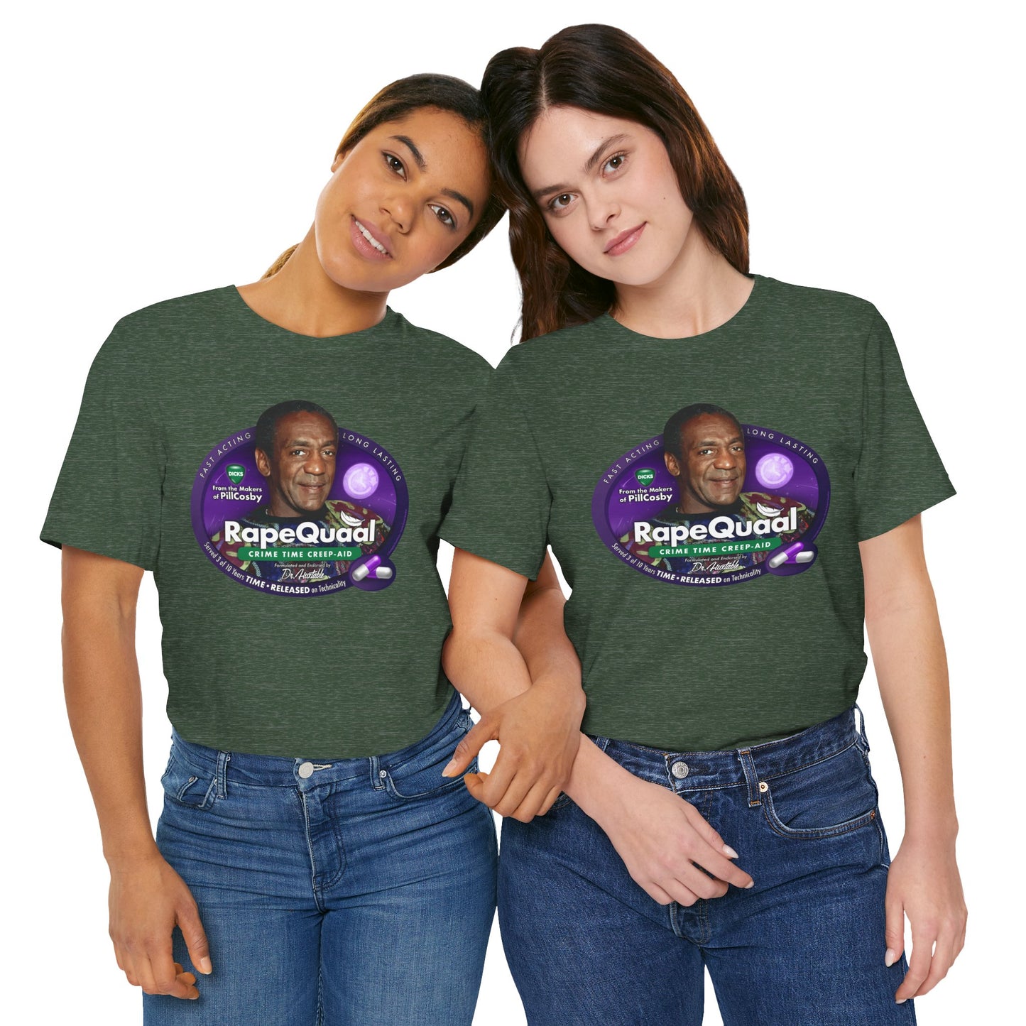DK102: RapeQuaal by Pill Cosby - Unisex S/S T-Shirt