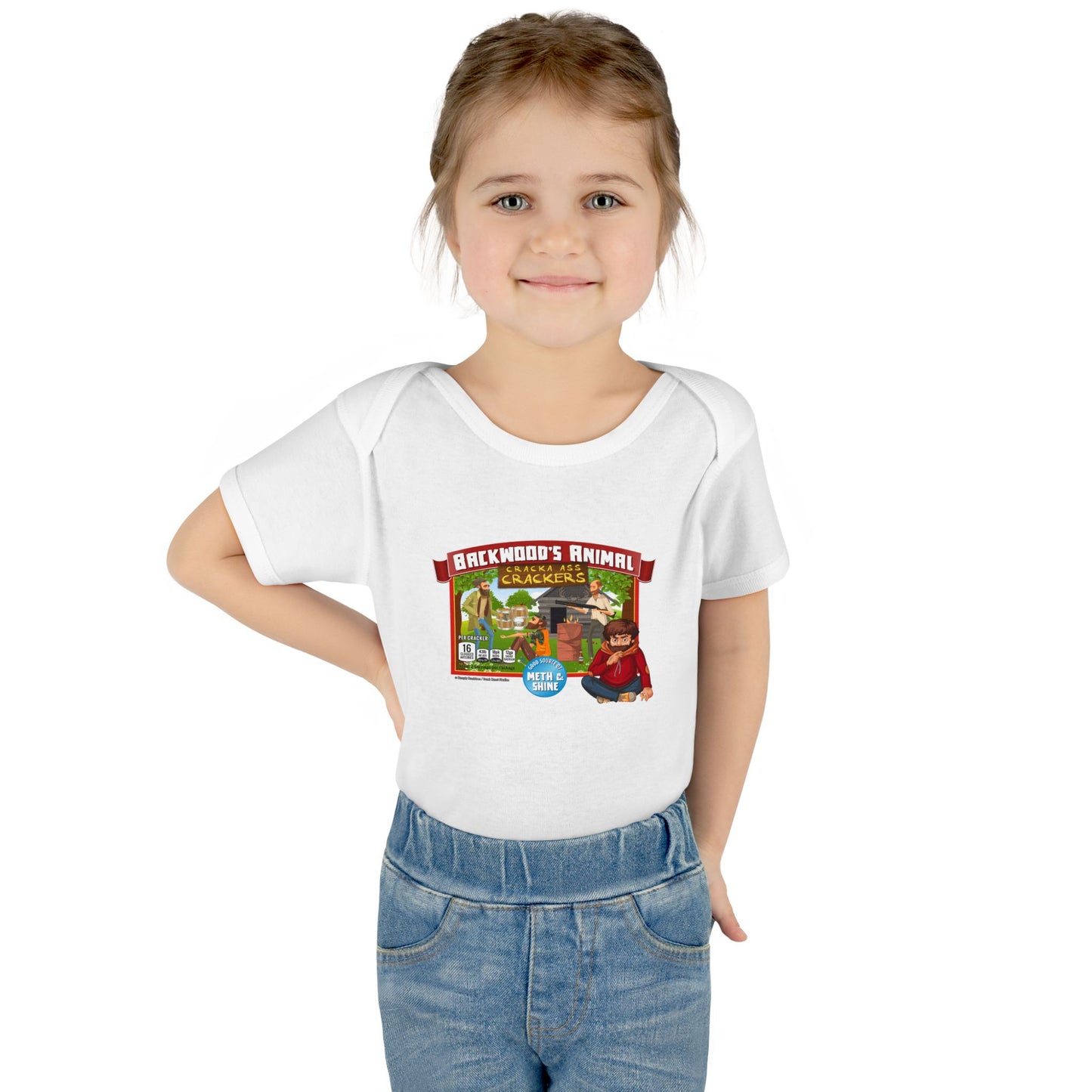 DK77: Animal Cracka' Ass Crackas - Infant Sized Onsie