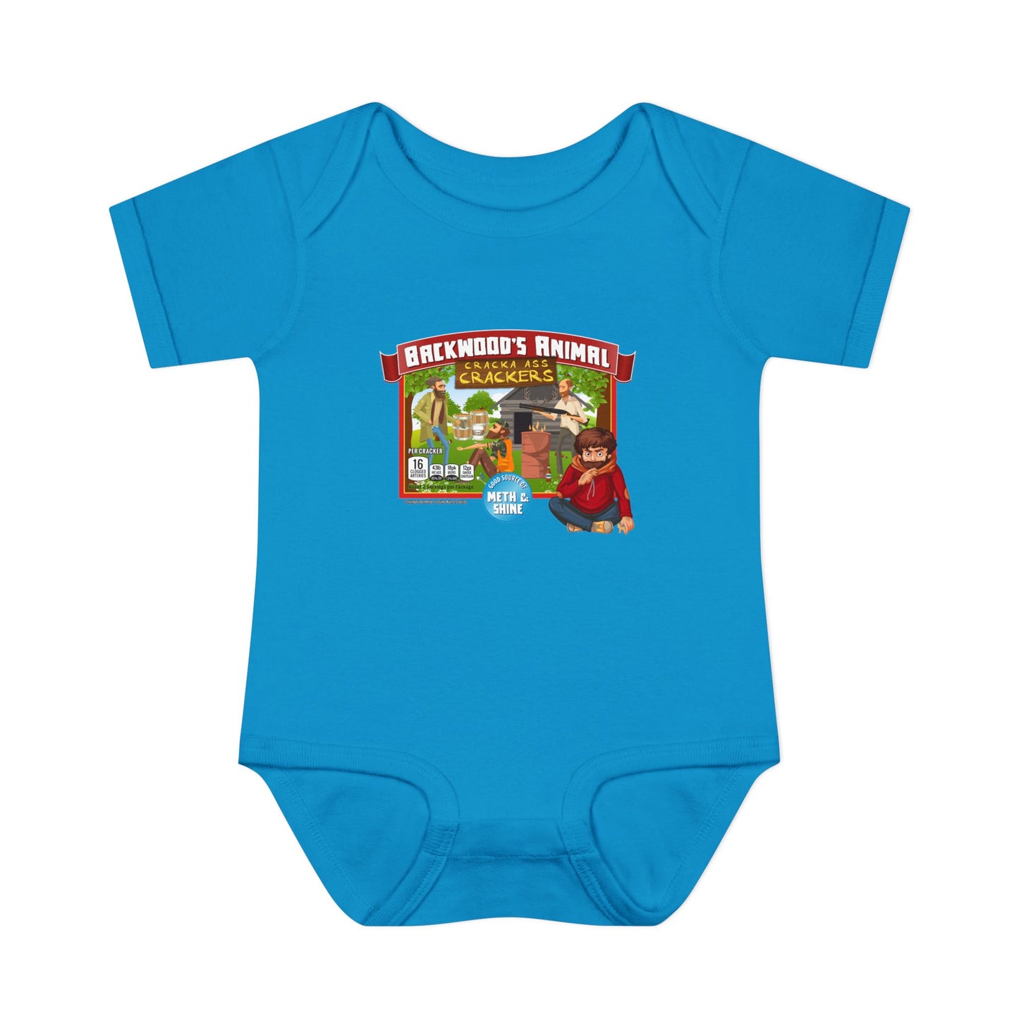 DK77: Animal Cracka' Ass Crackas - Infant Sized Onsie