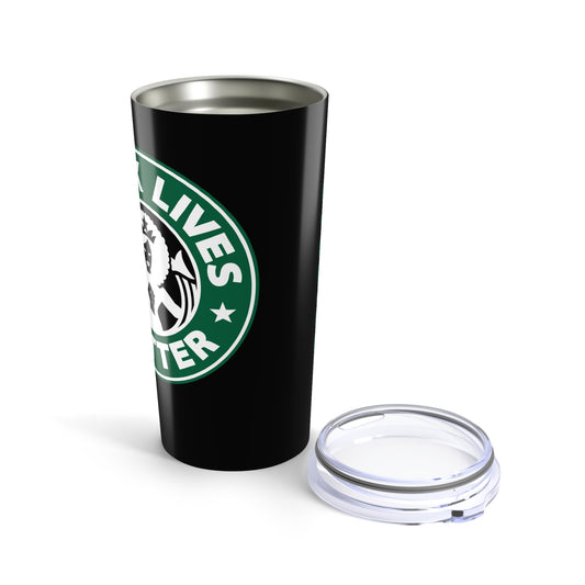 DK2: We'll Take Our Coffee Black - 20oz Travel Tumbler