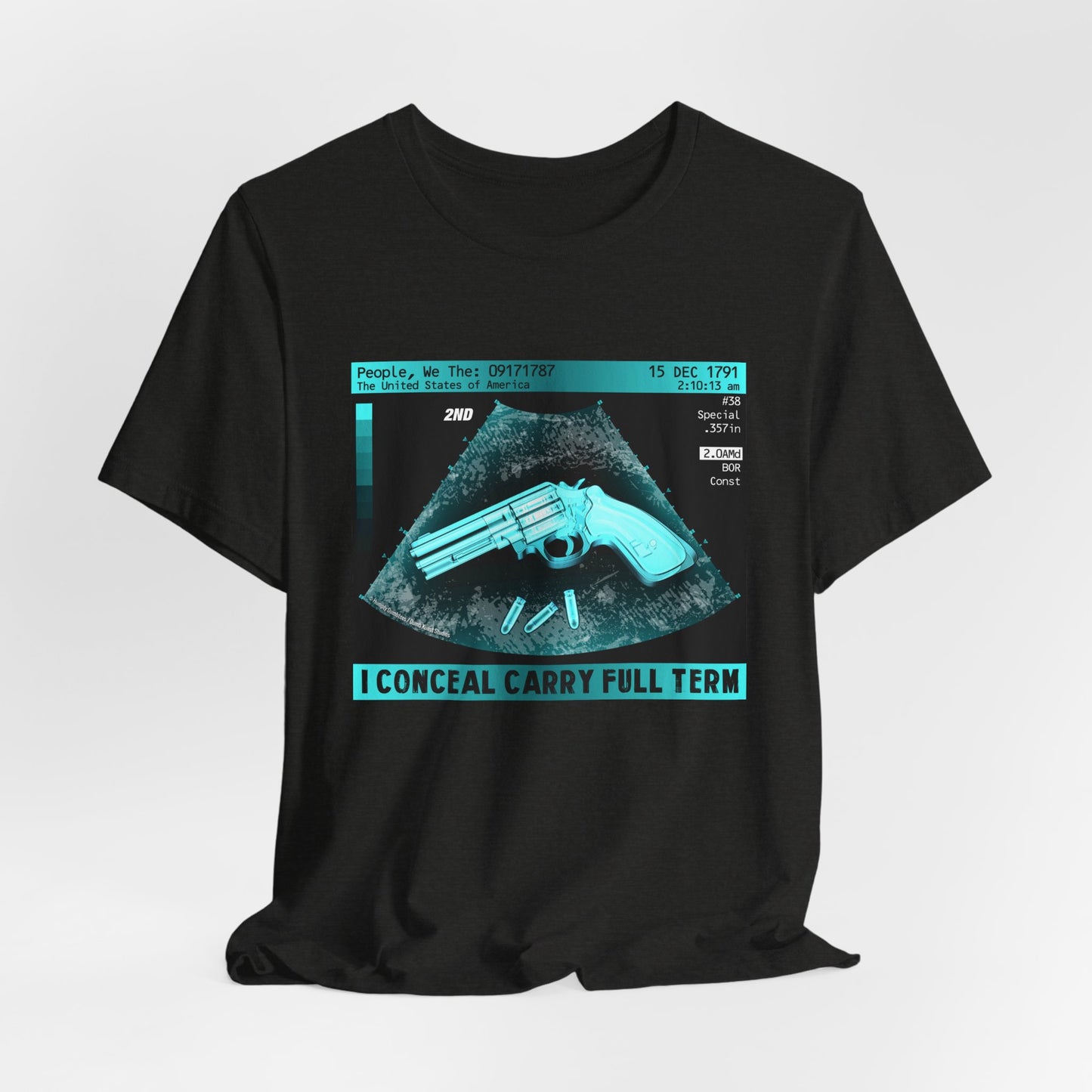 DK73: I Conceal Carry Full Term - Unisex S/S T-Shirt