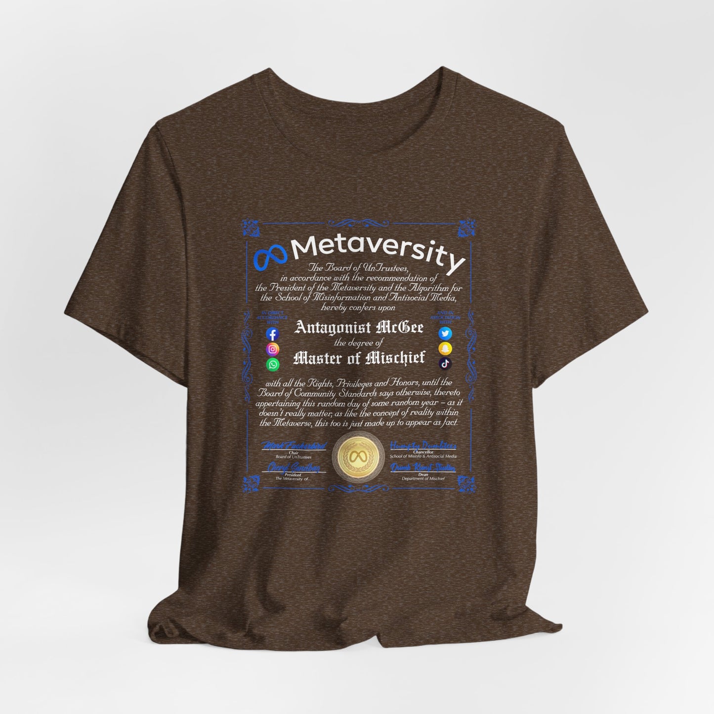 DK160: The Metaversity Of... - Unisex S/S T-Shirt