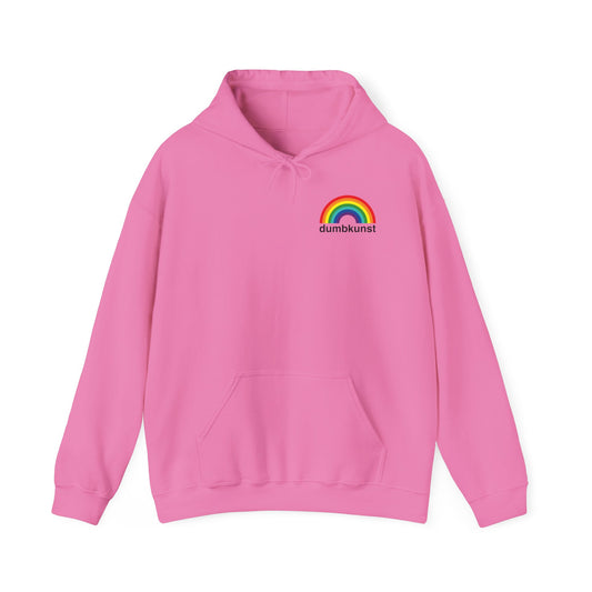 DK16: Dumb Kunst Under the Rainbow - Adult Hooded Sweatshirt