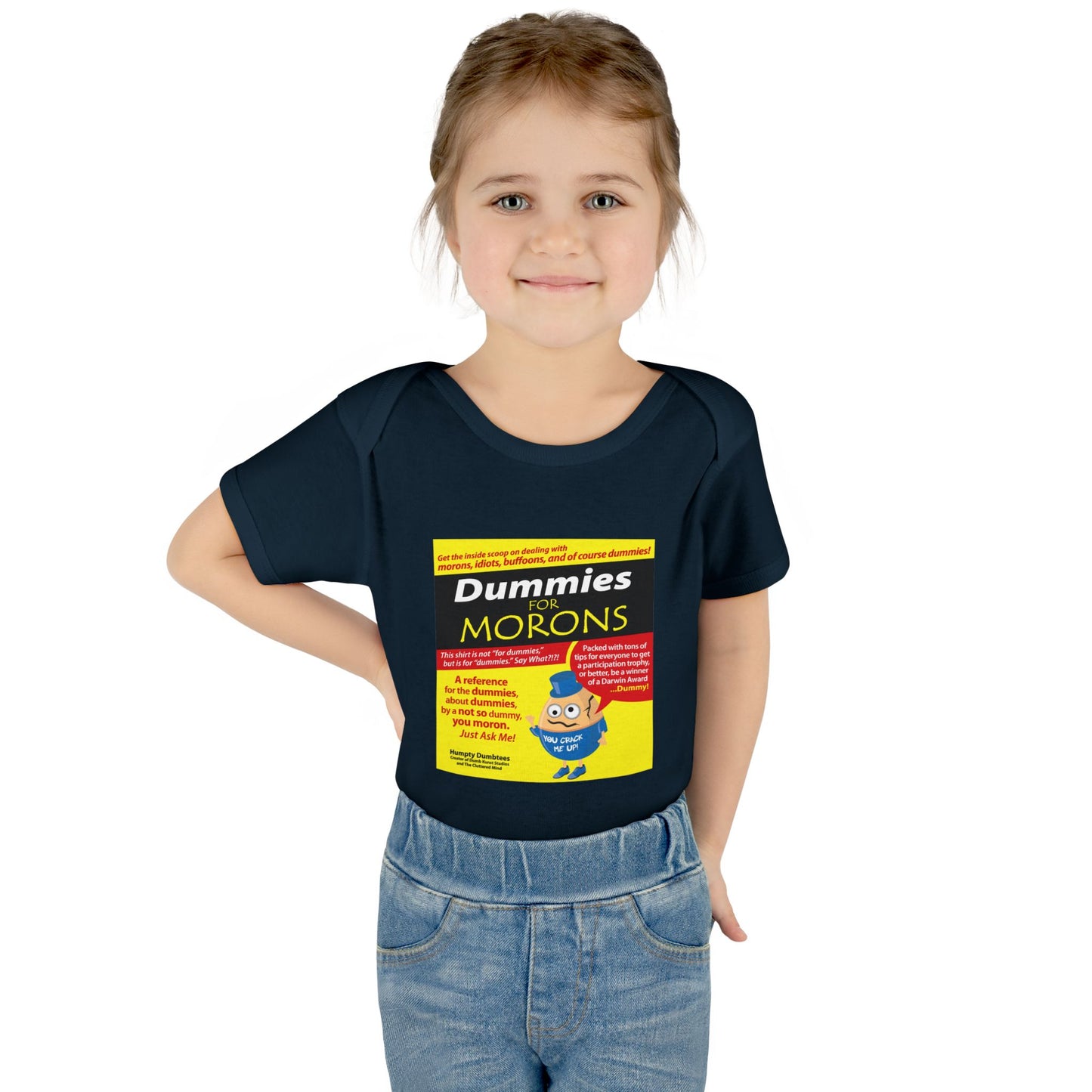 DK111: Dummies For Morons - Infant Sized Onsie