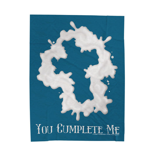 DK38: You Cumplete Me - Velveteen Plush Blanket