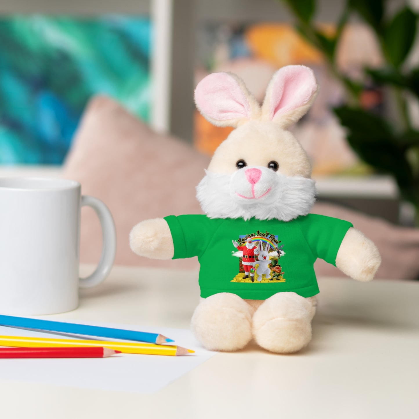 DK68: Racism Isn't Real - Plush Toy BUNNY