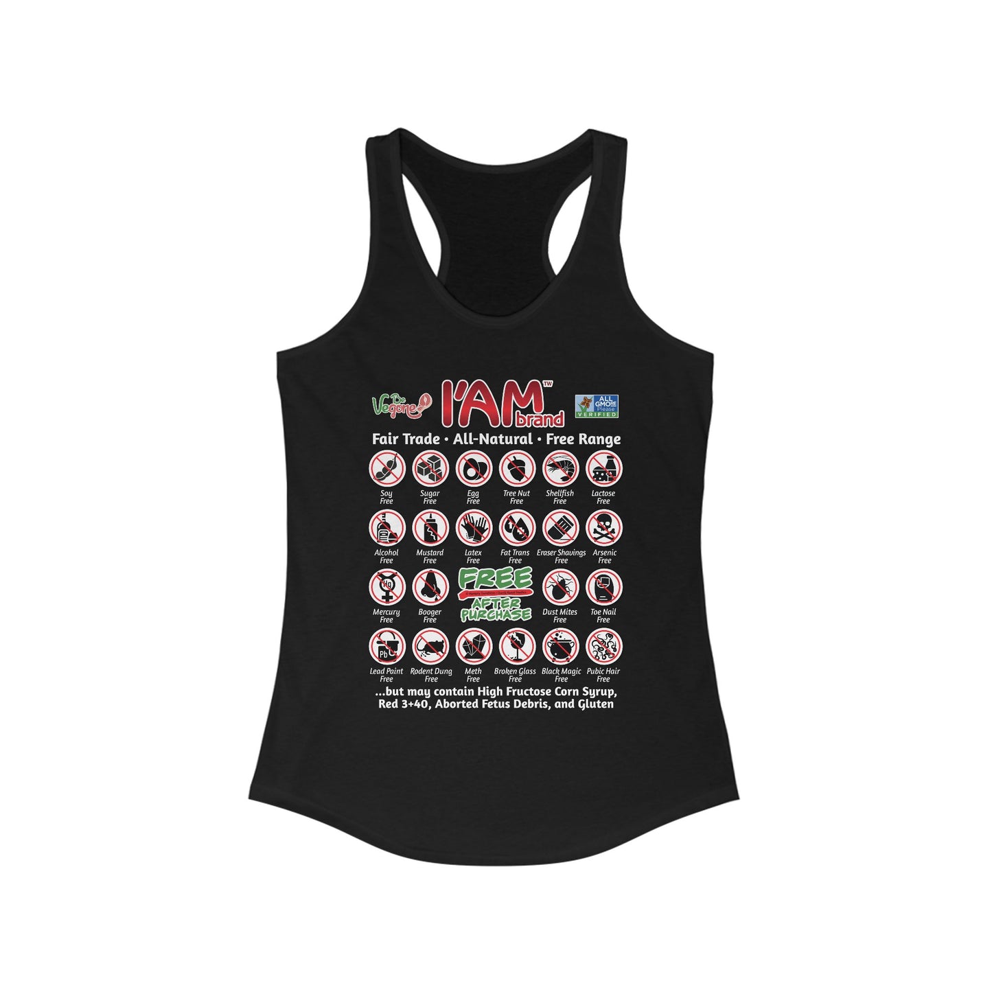 DK228: Free After Purchase - Ladies Racerback Tank