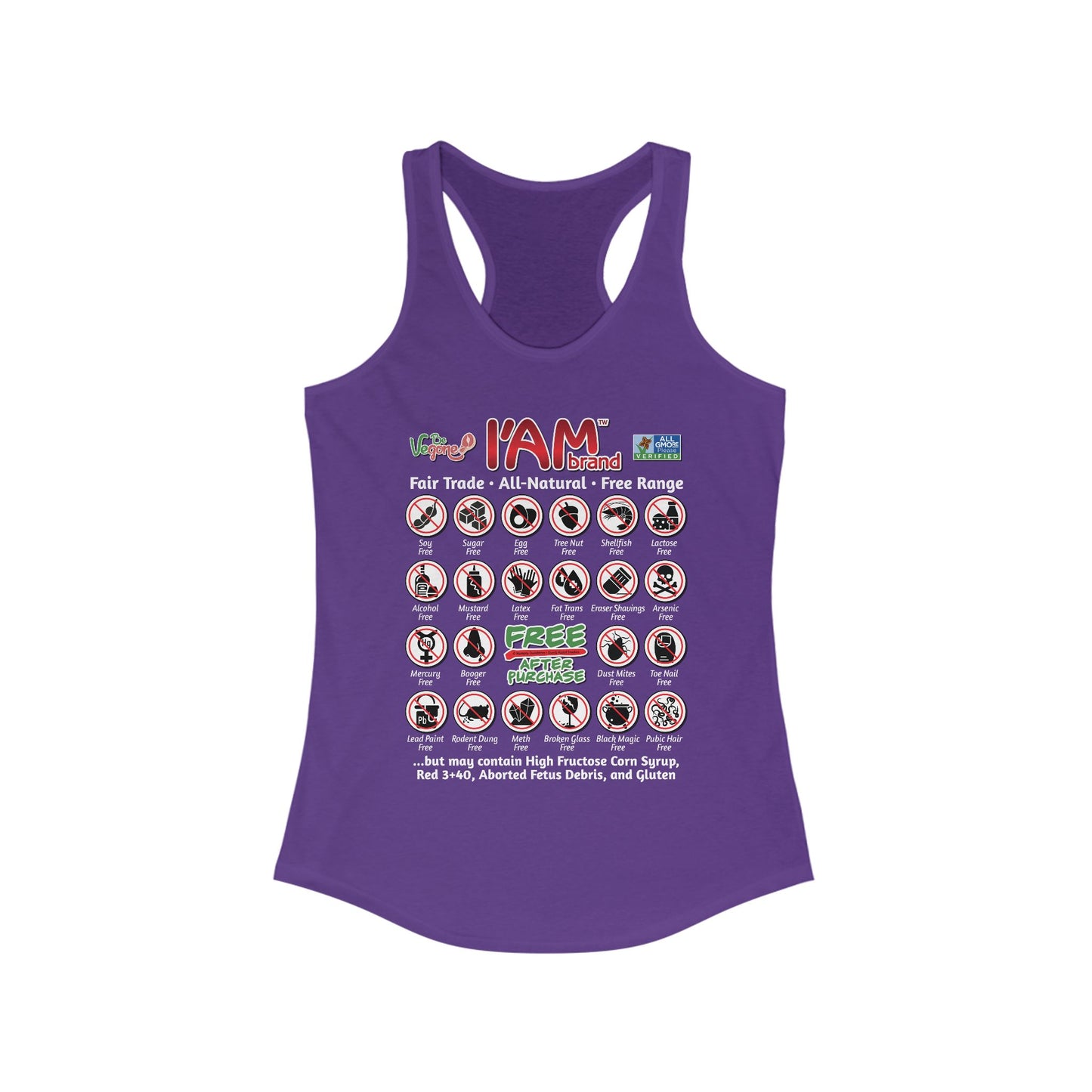 DK228: Free After Purchase - Ladies Racerback Tank
