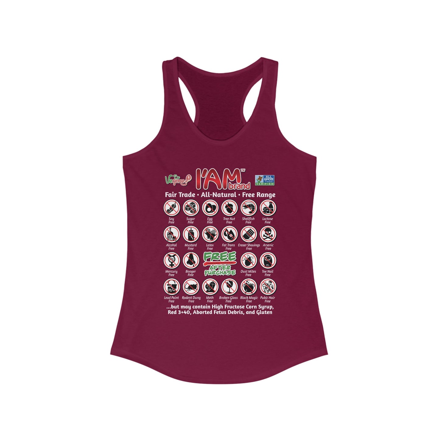 DK228: Free After Purchase - Ladies Racerback Tank