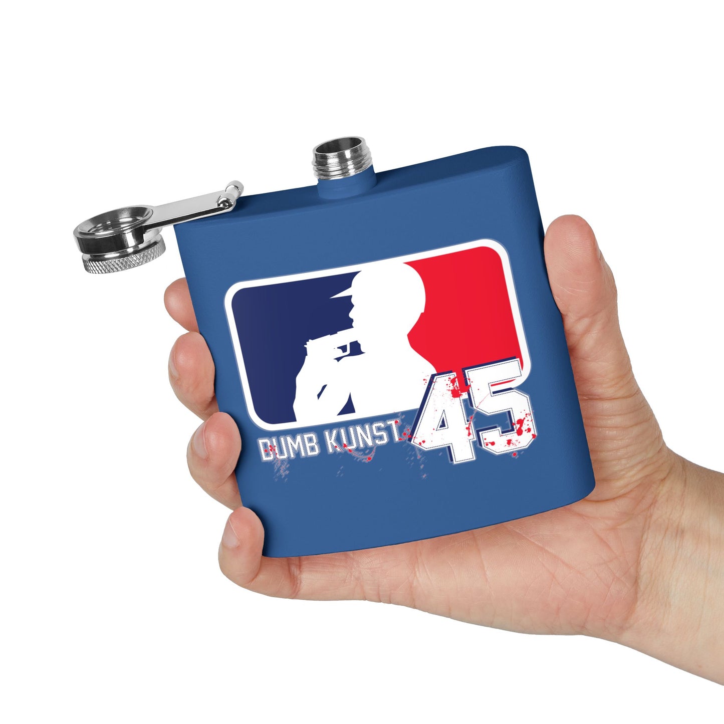 DK3: Take Me Out of the Ball Game - 6oz Stainless Steel Hip Flask