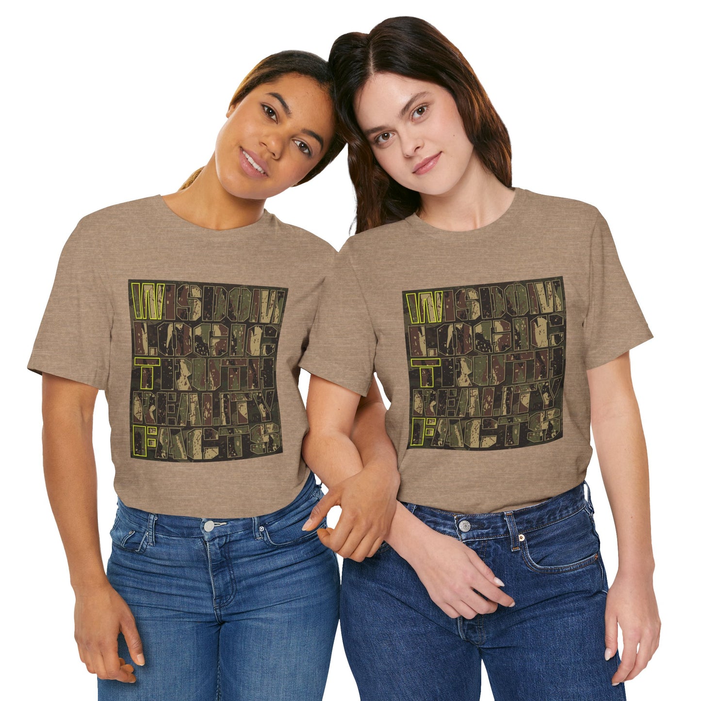 DK159: WTF! FTW! Facts! (Camo Edition) - Unisex S/S T-Shirt