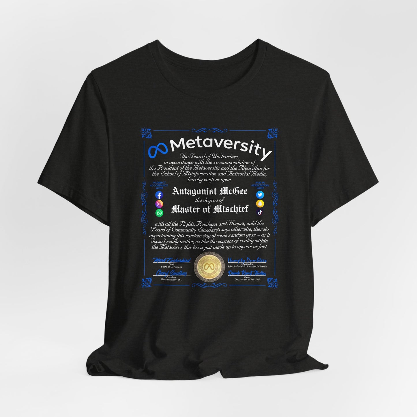 DK160: The Metaversity Of... - Unisex S/S T-Shirt