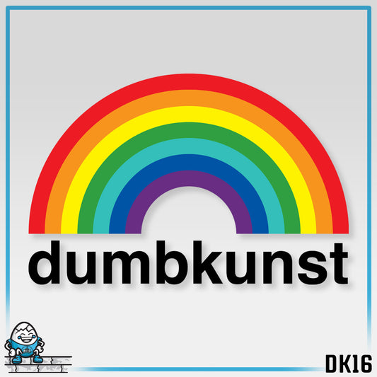DK15: Dumb Kunst Under The Rainbow - Ladies Racerback Tank