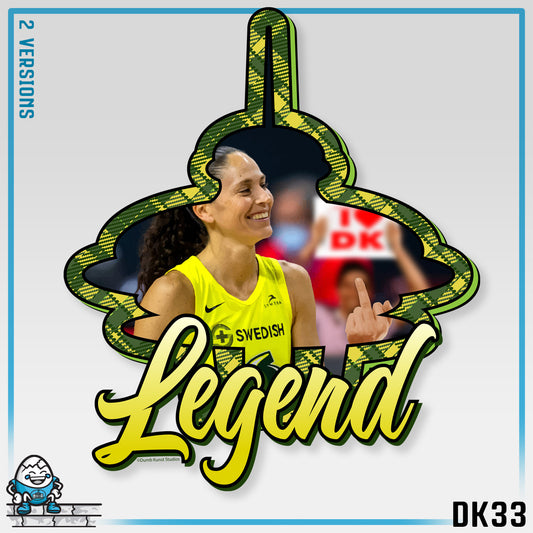 DK33: Give 'em the Bird (Sue Edition) - Ladies Racerback Tank