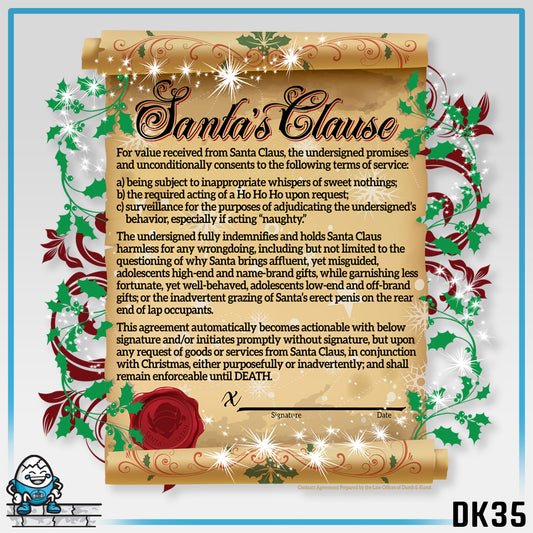 DK35: Santa's Clause - Unisex S/S T-Shirt