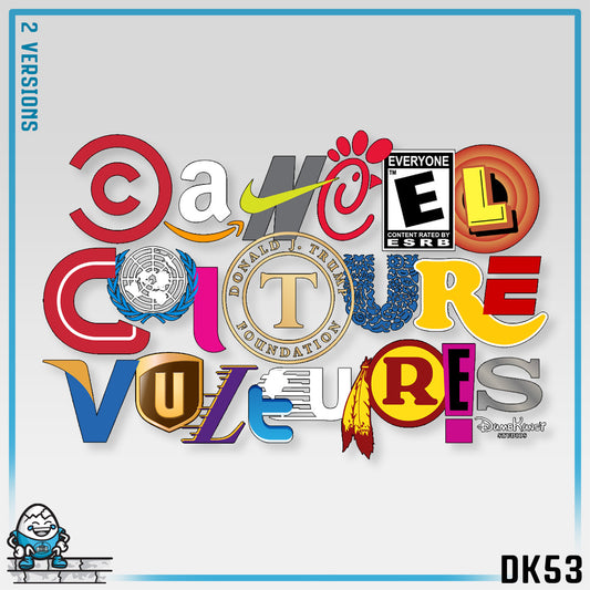 DK53: Cancel Culture (Vulture Edition) - Ladies Racerback Tank