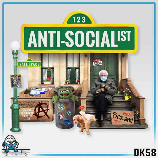 DK58: Bernie The Grouch - Infant Sized Onsie