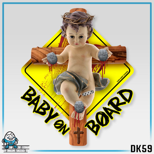 DK59: Baby On Board - Infant Sized Onsie
