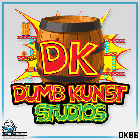 DK86: King Donkey Kunst - Ladies Racerback Tank