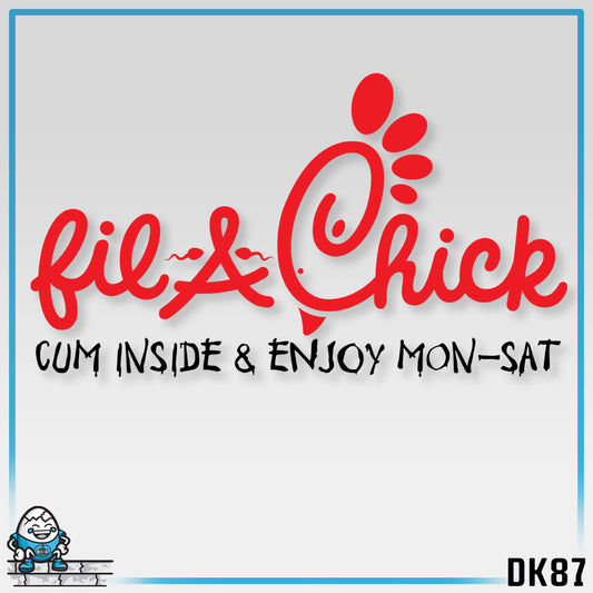 DK87: Fil-A-Chick - Ladies Racerback Tank