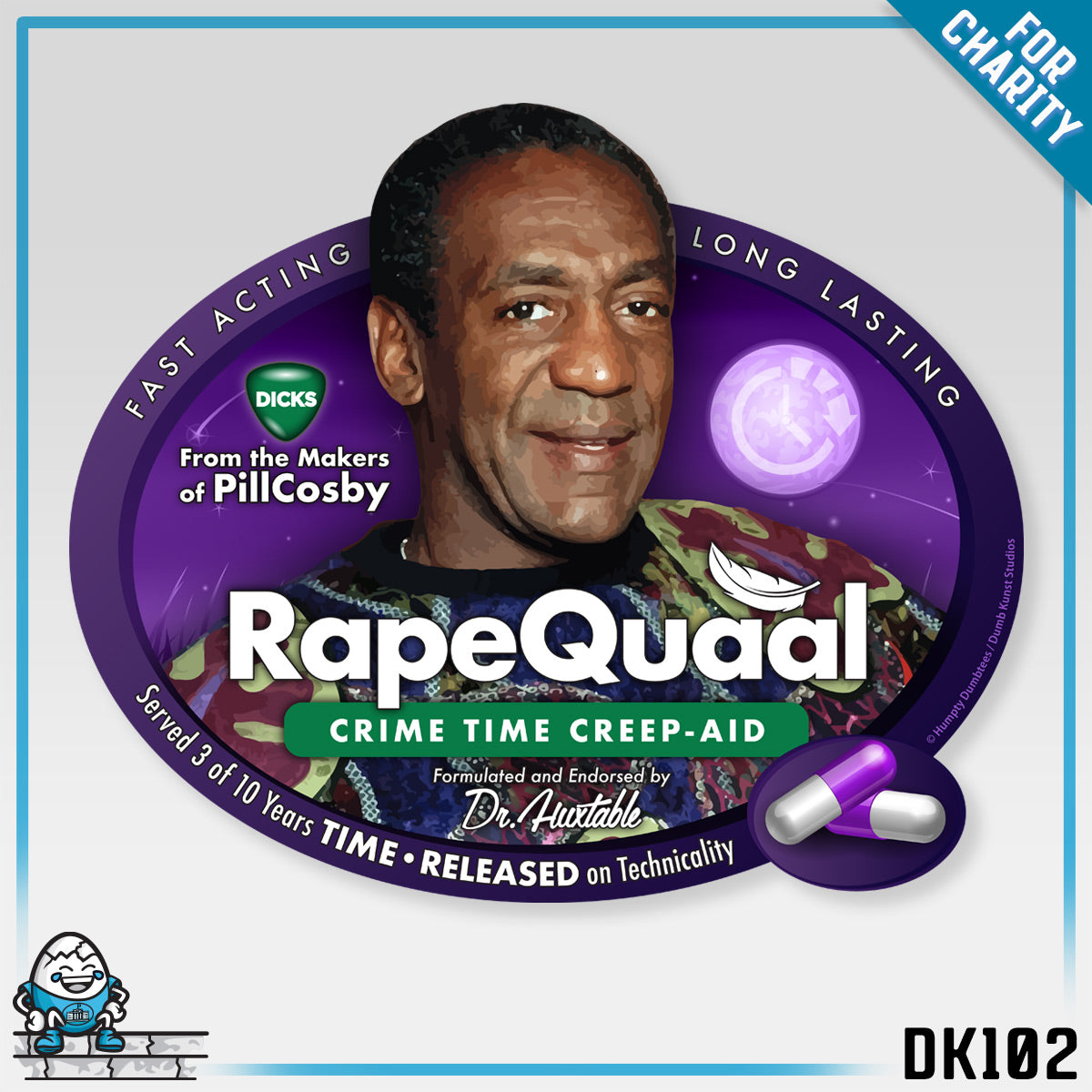DK102: RapeQuaal by Pill Cosby - Unisex S/S T-Shirt