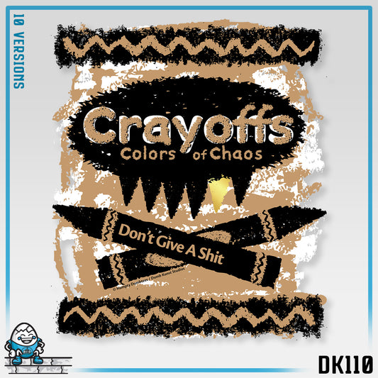 DK110: Crayoffs Colors of Chaos - Ladies Racerback Tank