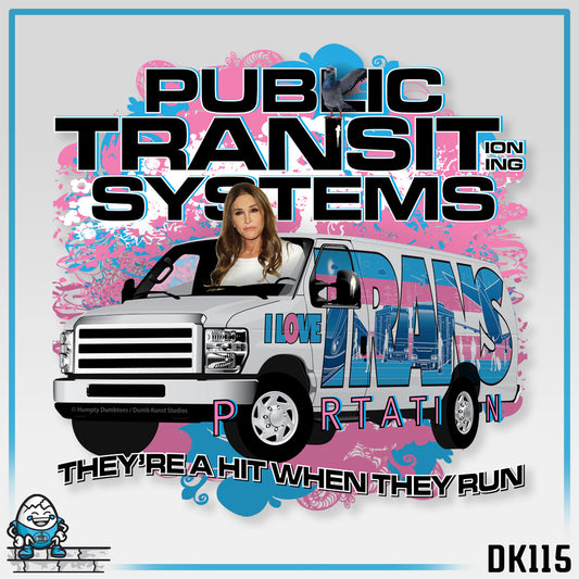 DK115: Pubic Transit - Unisex S/S T-Shirt