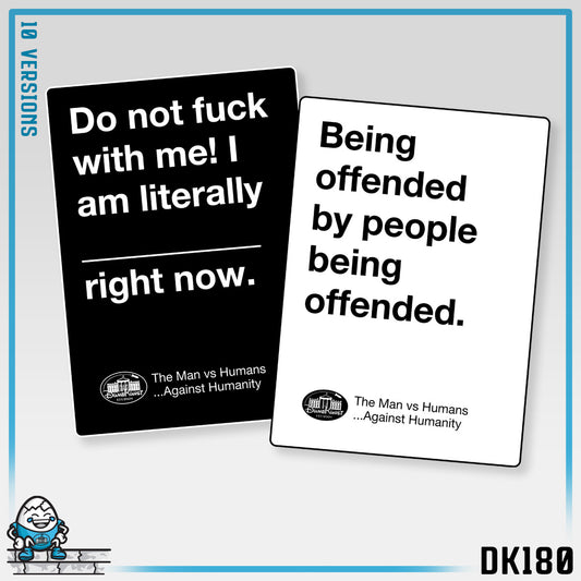 DK180: Humans Against Humanity (Offended Edition) - Ladies Racerback Tank