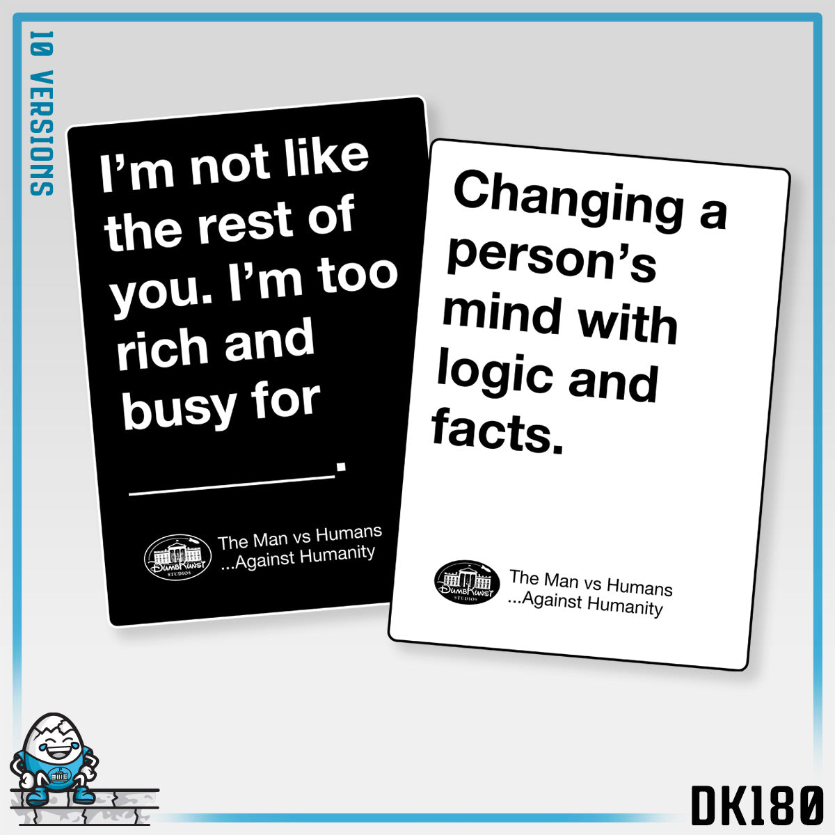 DK180: Humans Against Humanity (Logic & Facts Edition) - Ladies Racerback Tank