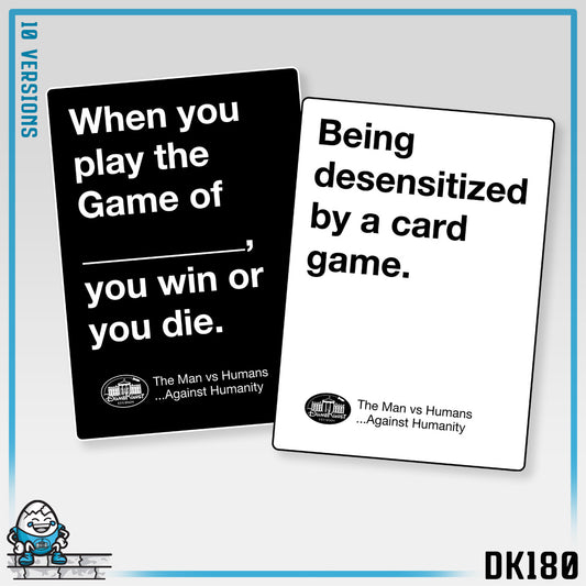 DK180: Humans Against Humanity (Desensitized Edition) - Ladies Racerback Tank