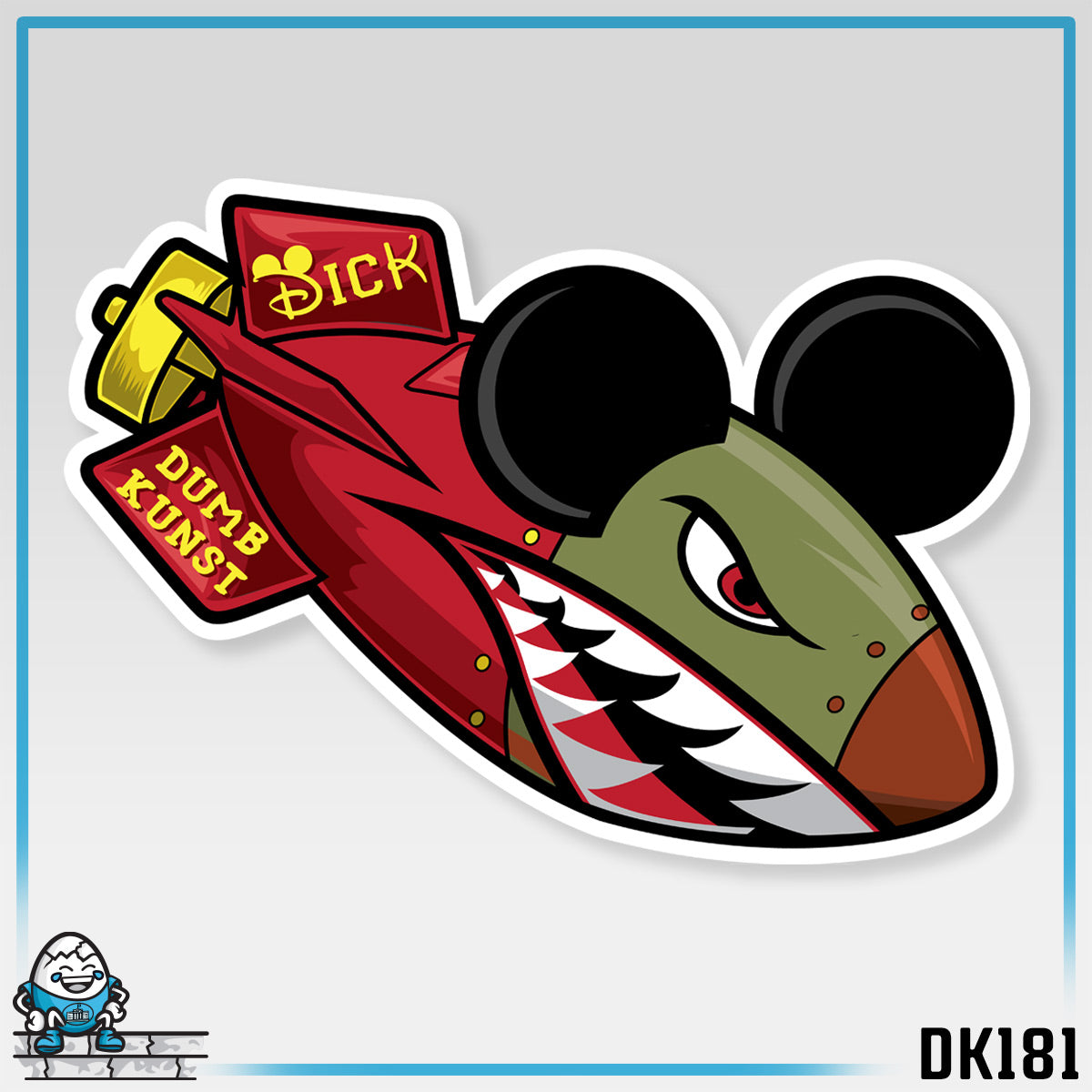 DK181: Dickey Mouse - Unisex S/S T-Shirt