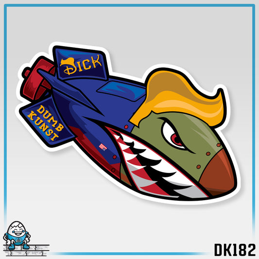 DK182: Dickold Trump - Ladies Racerback Tank